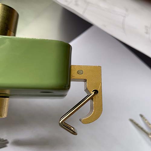 rim lock manufacturer 116-100 right green 31 Rim Lock 116-100# Left