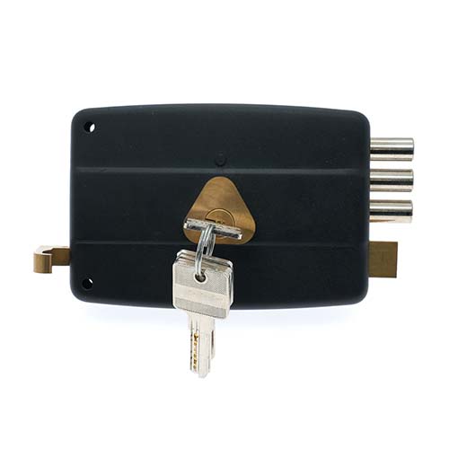 outdoor rim lock 116-140b for gate and garage door is very popular in the Tunisia market