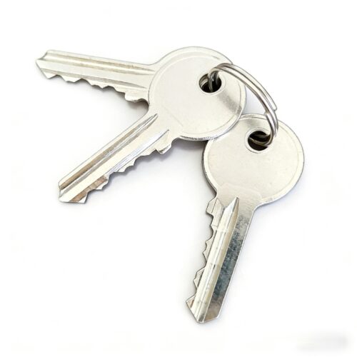 Universal rim lock keys, durable iron construction, affordable replacement set